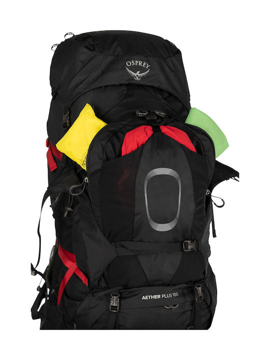 Osprey Aether Plus 100 Bergsteigerrucksack 100lt Schwarzes Versand