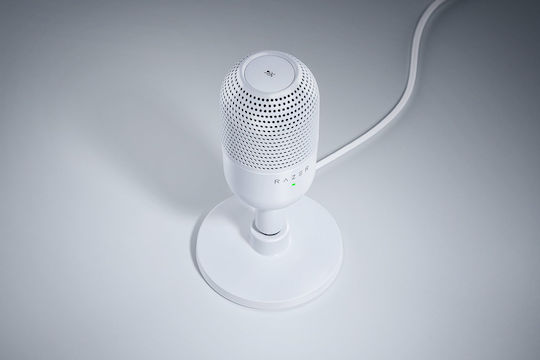 Razer Seiren V3 Mini Πυκνωτικό Μικρόφωνο USB Επιτραπέζιο για Φωνητικά σε Λευκό Χρώμα