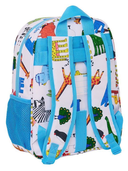 School Bag Algo De Jaime White 26 X 34 X 11 Cm