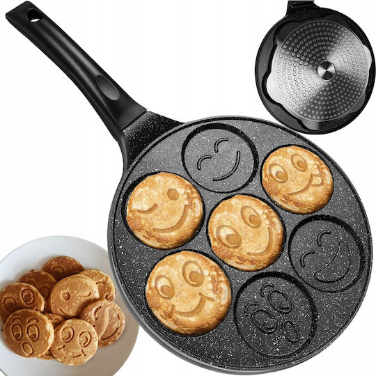 Pfanne für Pfannkuchen aus Aluminium mit Antihaftbeschichtung 26cm