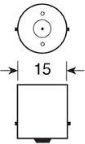 24v - R5w - 5w Poziția Ba15s 1buc Narva