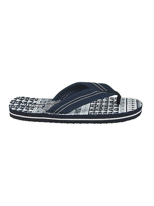 Mitsuko Sa71605m-blu Herren Flip Flops mit Tribal - Blau