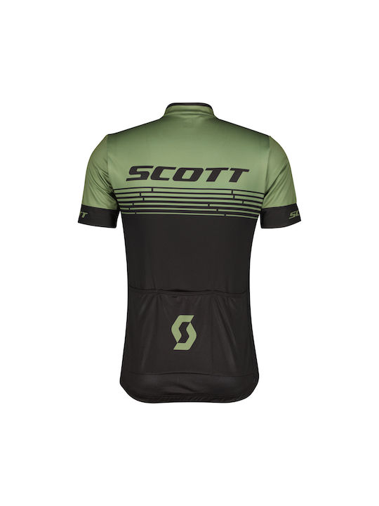Scott RC Team 20 Short Sleeves Cycling Jersey Black / Khaki