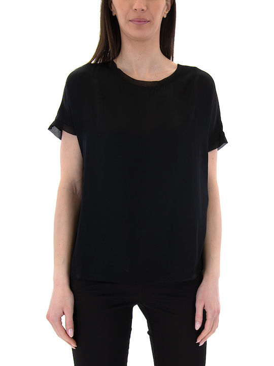 MY T Femeie Supradimensionat Tricou Negru