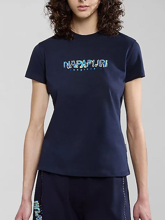 Napapijri Women's T-shirt Navy Blue