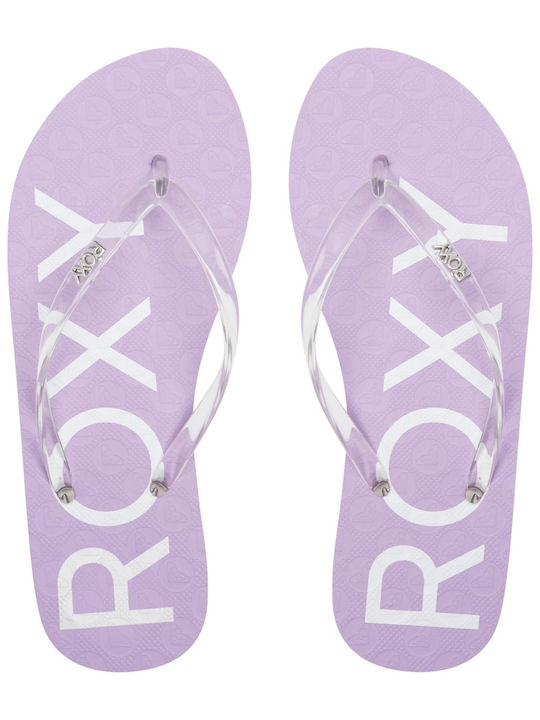 Roxy Womens Frauen Flip Flops in Lila Farbe