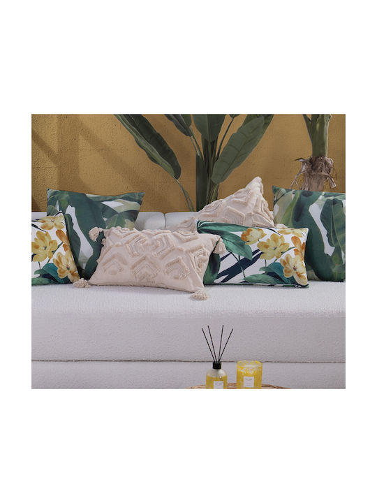 Nef-Nef Homeware Sofa-Kissen Tropicana aus 100% Baumwolle Green 50x50cm. 035623