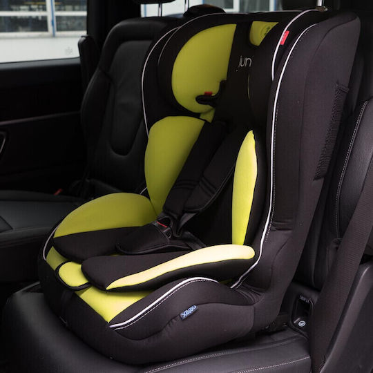 Petex Premium Plus Детско Столче за Кола с Isofix Black/Green