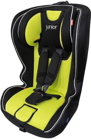 Petex Premium Plus Детско Столче за Кола с Isofix Black/Green
