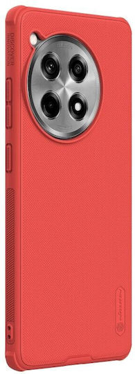 Frosted Umschlag Rückseite Kunststoff Rot (OnePlus 12R)