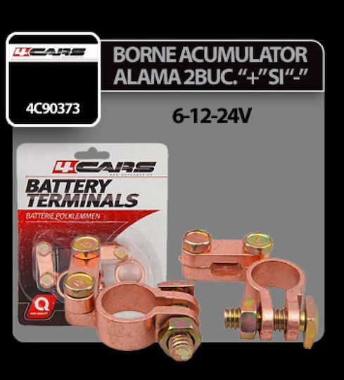 4cars Cleme de baterie 2pcs
