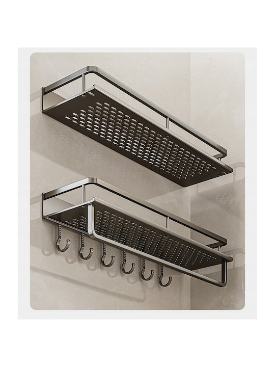 Ράφι Τοίχου Alu 60x12x14εκ.