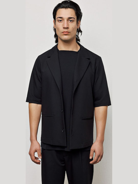Short-sleeved Shirt Black