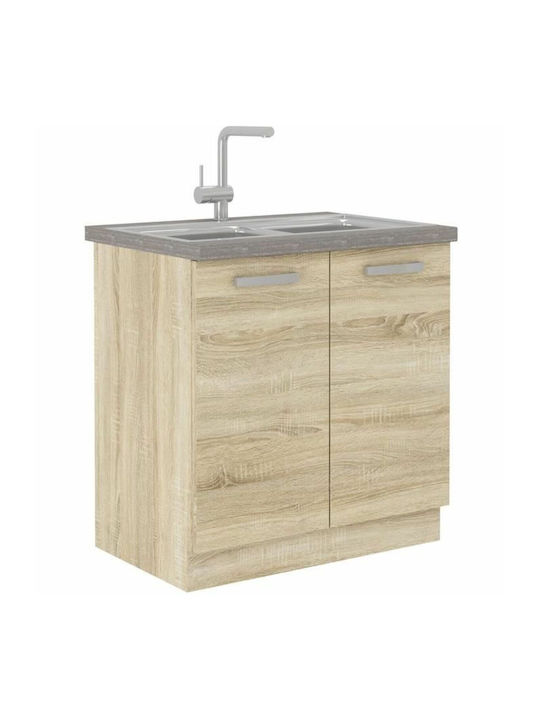 Sink Cabinet Πλαστική Ύλη 80x52x82pcs