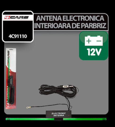 4Autos Elektronische Antenne 12v
