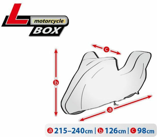 Basic Garage Motorcycle Cover - L - Box