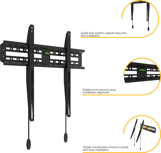 Blackmount CPF600 Suport TV de perete până la 70" și 45kg