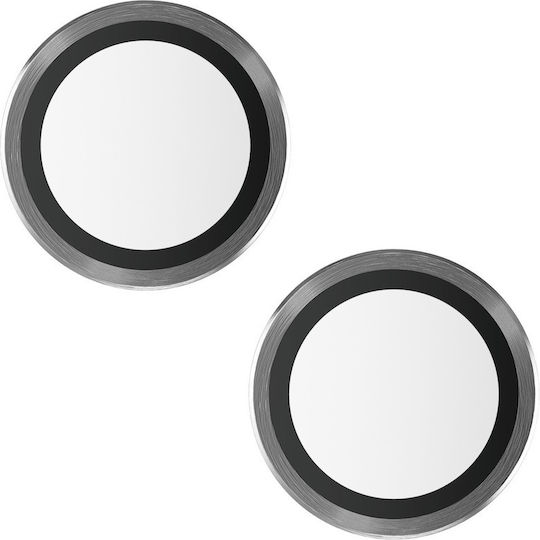 PanzerGlass Hoops Προστασία Κάμερας Tempered Glass Μαύρο για το iPhone 13 / 13 mini