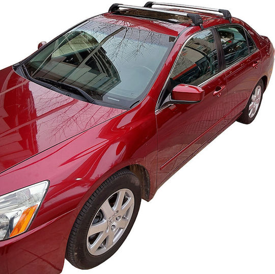 Yakima Aluminum Car Roof Bars for Honda Accord 4D Set with Roof Rack Legs MΠ.HACCORD.01