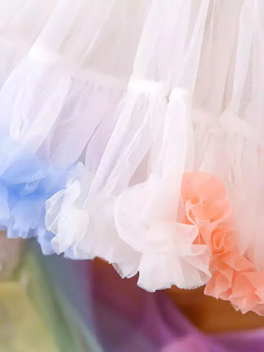 Παιδική Φούστα Tutu - Multi Λευκό
