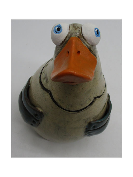 Duck Ceramic Small 18x12 With Velvet 02169-2 Eftihis