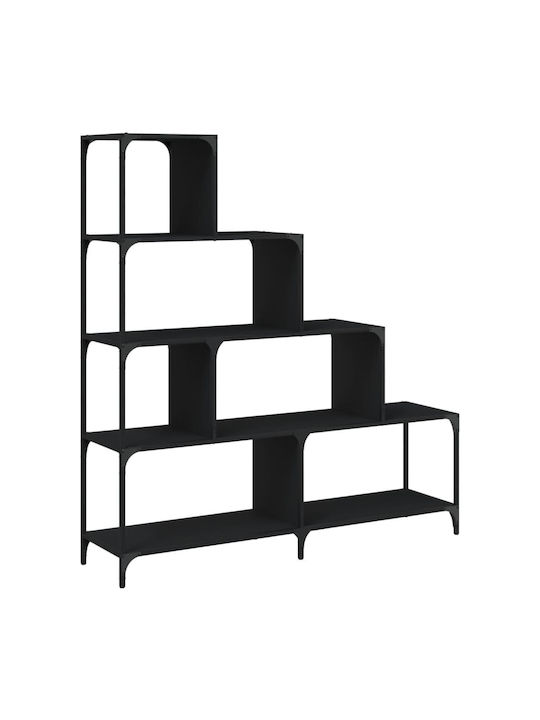 Bibliothek Black Velvet-Black Metal 139x33.5x149cm