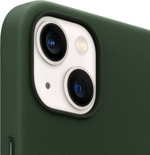 Apple Back Cover Leather Sequoia Green (iPhone 13 mini)