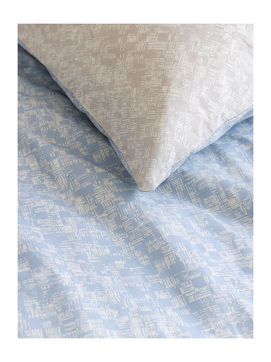 Palamaiki Sheet Sets Single with Elastic 110x200+30cm. Fashion Life FL6233 Light Blue 3pcs
