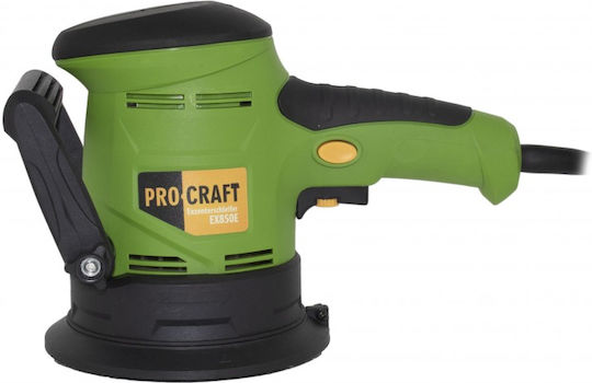 ProCraft Electric Eccentric Sander 125mm Electric 850W with Speed Control and with Suction System EX850E