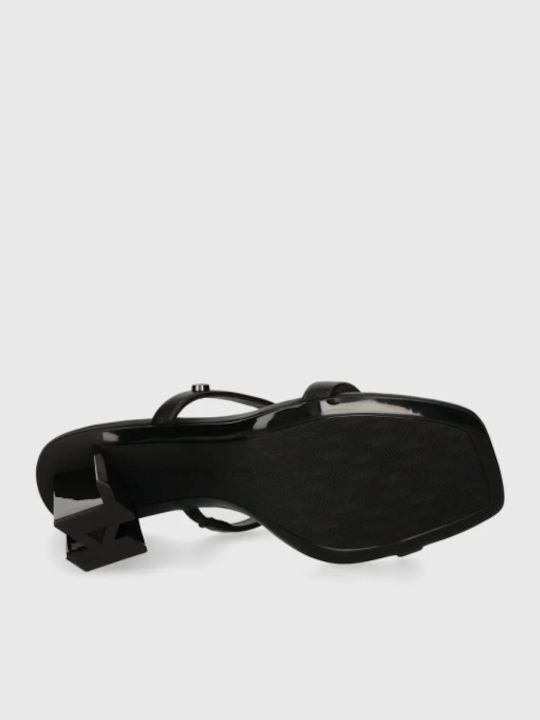 Karl Lagerfeld Γυναικείο Σανδάλι Tower Double Strap Kl33920 000 Black