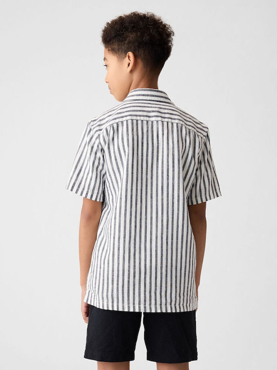 Kinder Hemd Kurzarm Navy