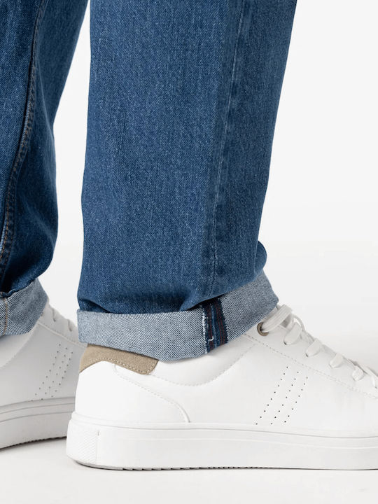 Ανδρικό Παντελόνι Τζιν με Regular Εφαρμογή Dark Denim
