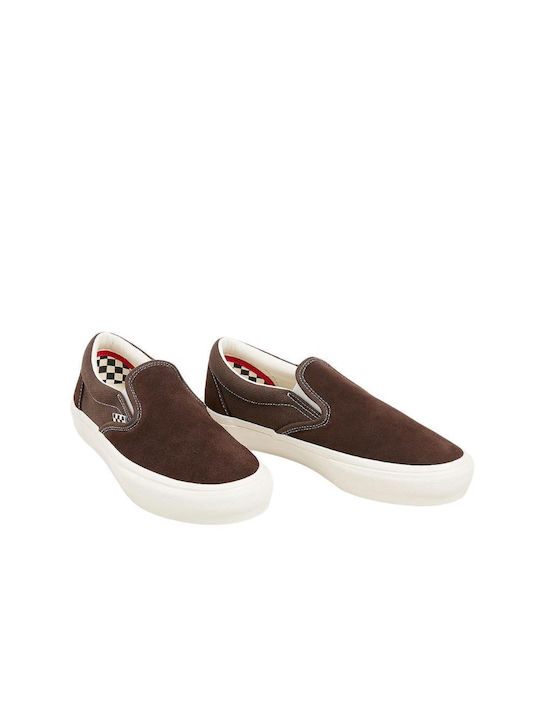 Vans Skate Men's Slip-Ons Brown