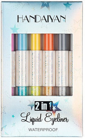 Set Of 6 Handaiyan Liquid Eyeliner, Waterproof, A