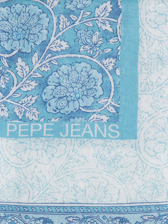 Pepe Jeans Nuwia Γυναικείο Φουλάρι Μπλε