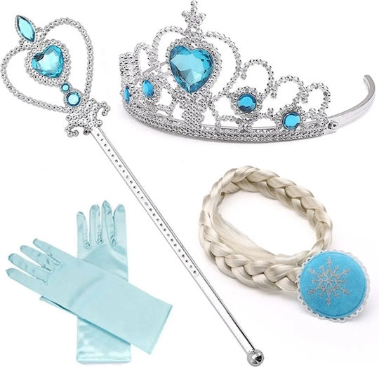 Elsa Frozen Accesorii Pentru Carnaval Din Plastic 4 Bucăți