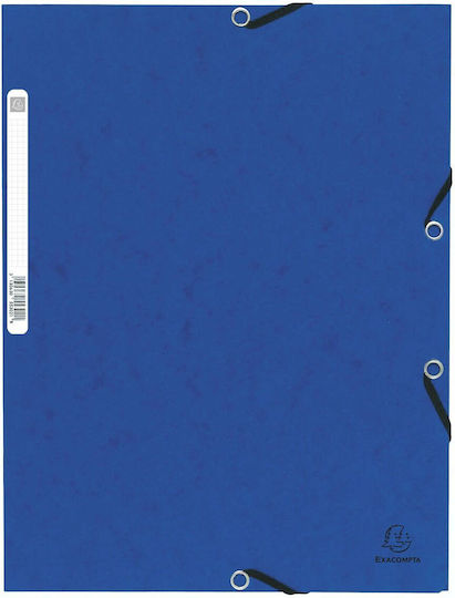 Exacompta Folder Prespan with Rubber Band and Ears for Paper A4 Multicolour 10pcs