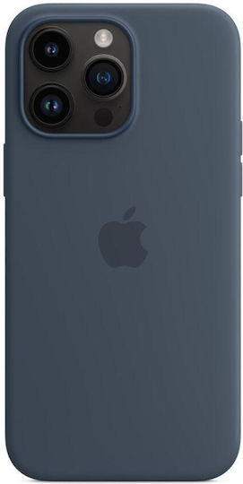 Apple Silicone Case with MagSafe Back Cover Silicone Storm Blue (iPhone 14 Pro Max)