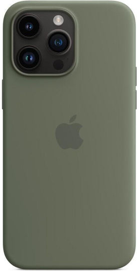 Apple Silicone Case with MagSafe Back Cover Silicone Olive (iPhone 14 Pro Max)