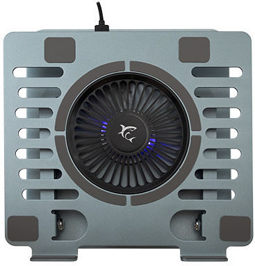 White Shark GCP-16 Ice Monster Cooling Pad for Laptop up to 17.3" with 1 Fan and Lighting Gray