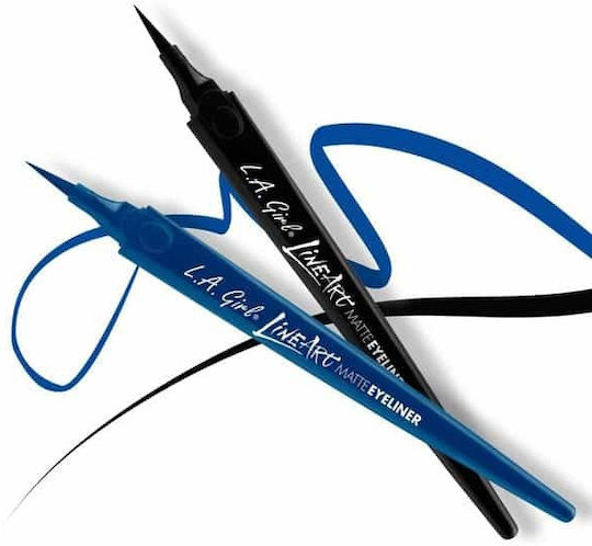 L.a. Eye Eyeliner Girl Line Art Matte Eyeliner Pen, 0.4ml - 714 Cobalt