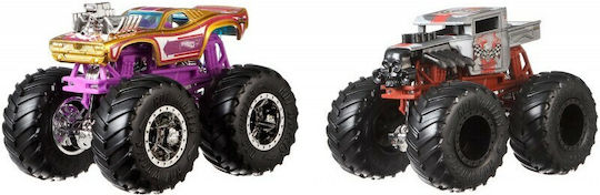 Hot Wheels Monster Trucks Cars Set Assorted 1:64 Monster Truck For 3+ Years (Various Designs) 2 pcs