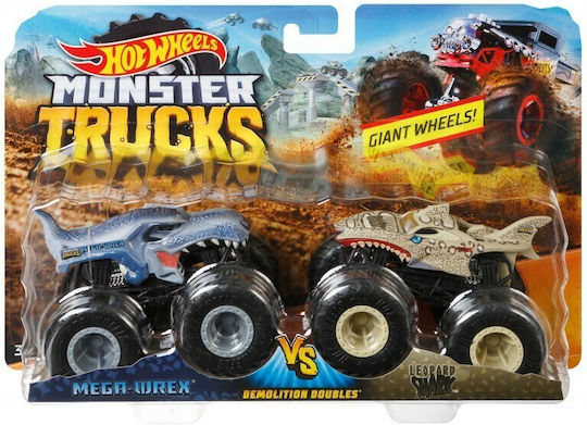 Hot Wheels Monster Trucks Cars Set Assorted 1:64 Monster Truck For 3+ Years (Various Designs) 2 pcs