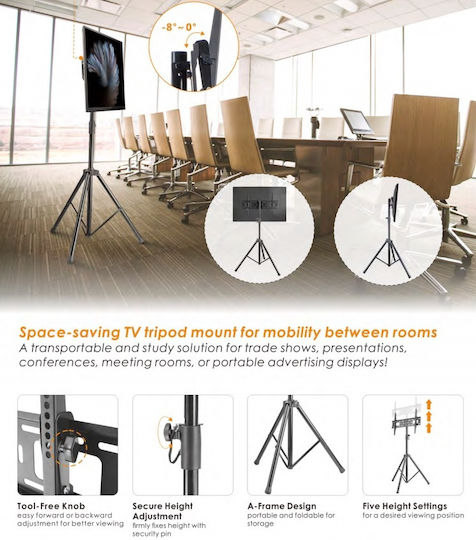 Blackmount FS08-46T Fernsehhalterung Boden bis 55" und 35kg