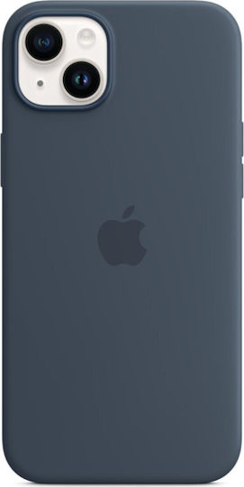 Apple Silicone Case with MagSafe Back Cover Σιλικόνης Storm Blue (iPhone 14 Plus)
