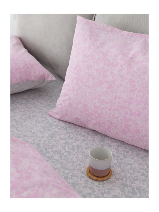 Palamaiki Sheet Sets Queen 240x260cm. Fashion Life Fl6234 Pink 4pcs