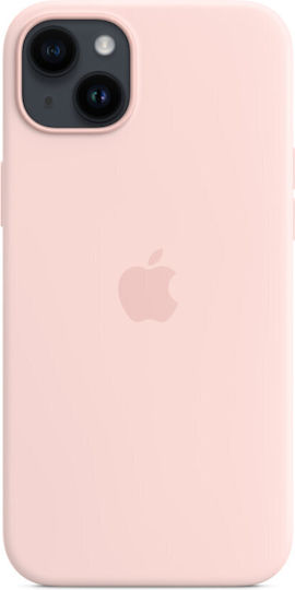 Apple Umschlag Rückseite Silikon Chalk Pink (iPhone 14 Plus)