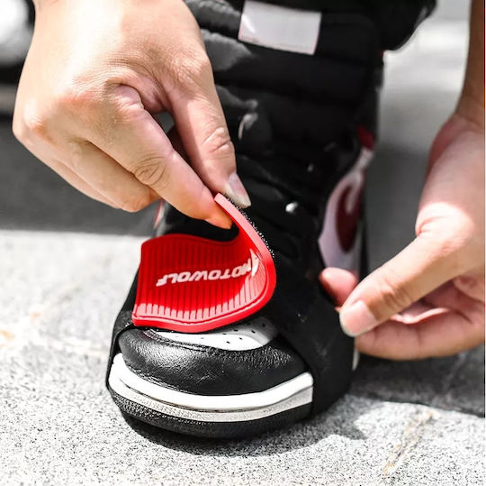 Motowolf Protecție pentru pantof pentru maneta de schimbare a vitezelor a motocicletei Negru