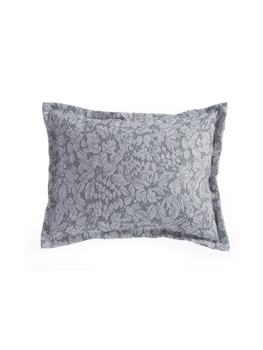 Nef-Nef Homeware Sofa-Kissen Ambrose aus Samt Grau 40x50cm