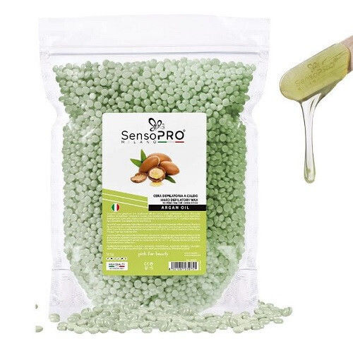 Elastisches Wachsgranulat, Sensopro, Arganöl, 500 G